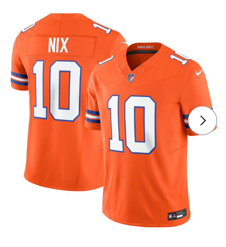 Patrick Surtain II Denver Broncos NK Women's Mile High Collection Game Jersey - Orange