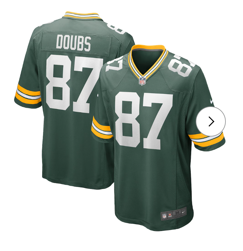 Romeo Doubs Green Bay Packers Nike Game Player Jersey - Green