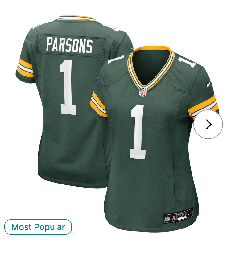 Micah Parsons Green Bay Packers Nike Women's Game Player Jersey - Green