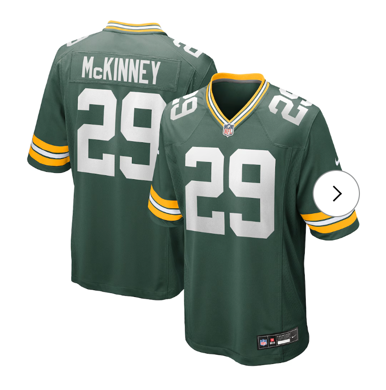 Xavier McKinney Green Bay Packers Nike Team Game Jersey - Green