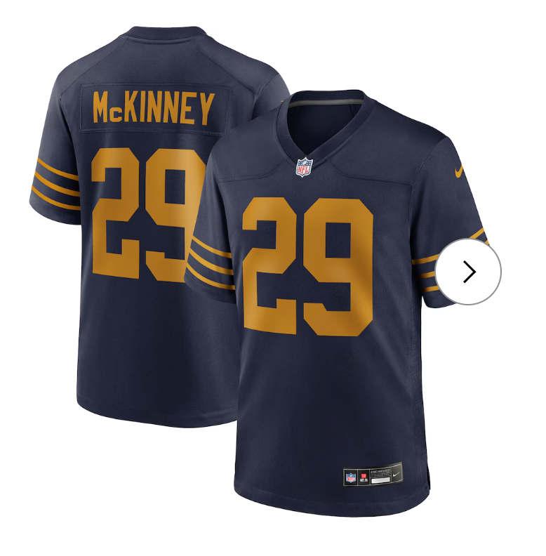 Xavier McKinney Green Bay Packers Nike The 1923 Classic Game Jersey - Navy