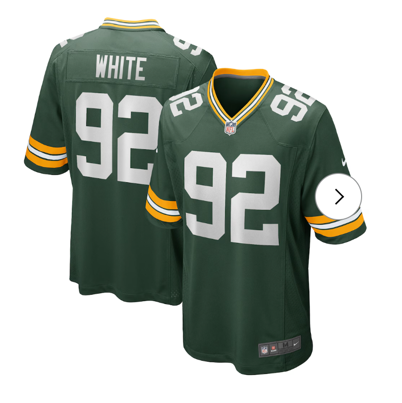 Reggie White Green Bay Packers Nike Game Retired Player Jersey - Green
