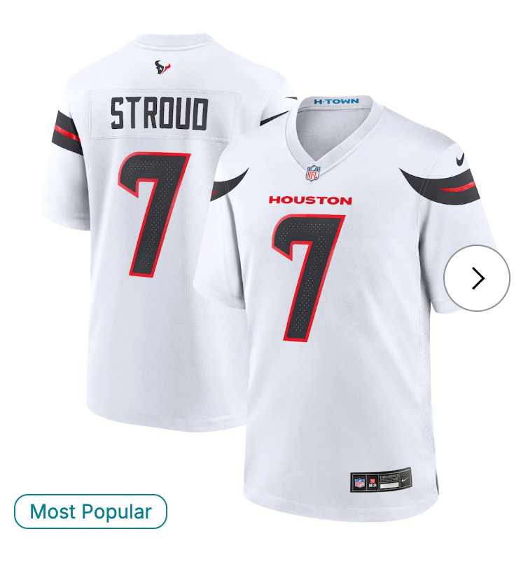 C.J. Stroud Houston Texans Nike Game Jersey - White