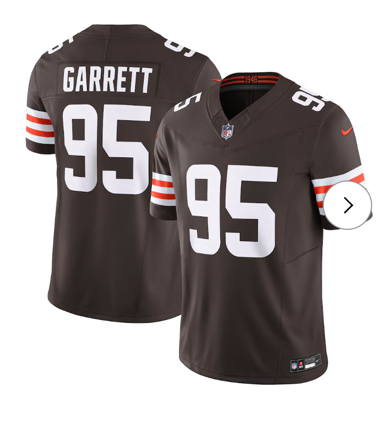 Myles Garrett Cleveland Browns NK Team Vapor F.U.S.E. Limited Jersey - Brown