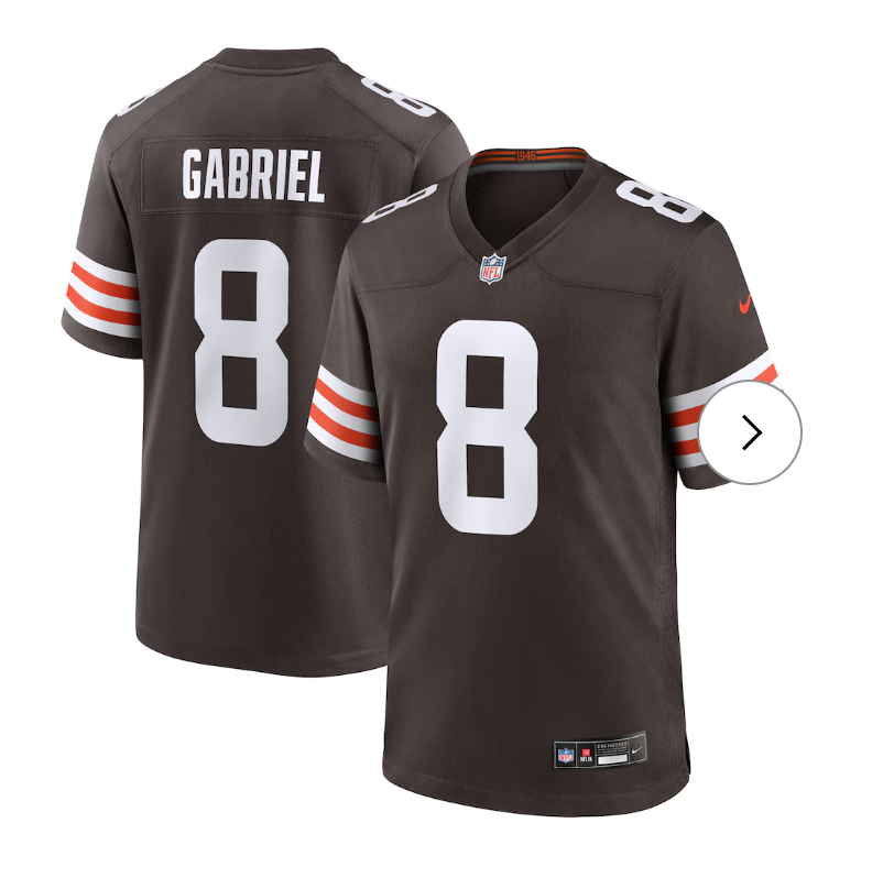 Dillon Gabriel Cleveland Browns NK Team Game Jersey - Brown