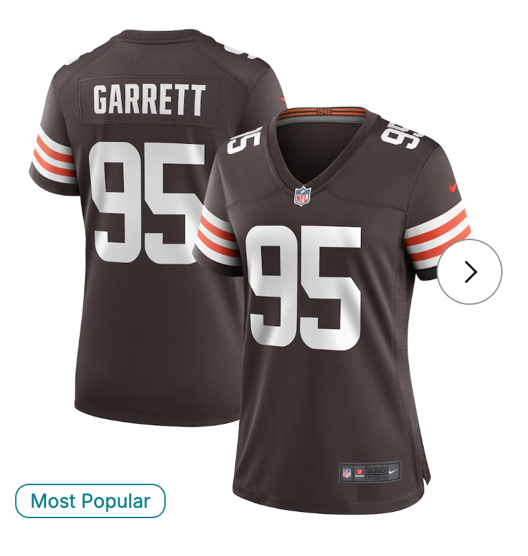 Myles Garrett Cleveland Browns NK Women's Player Game Jersey - Brown