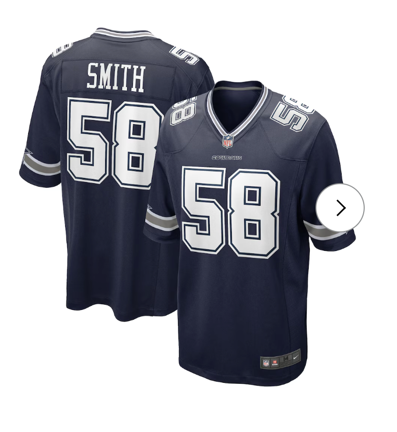Mazi Smith Dallas Cowboys NK Game Jersey - Navy