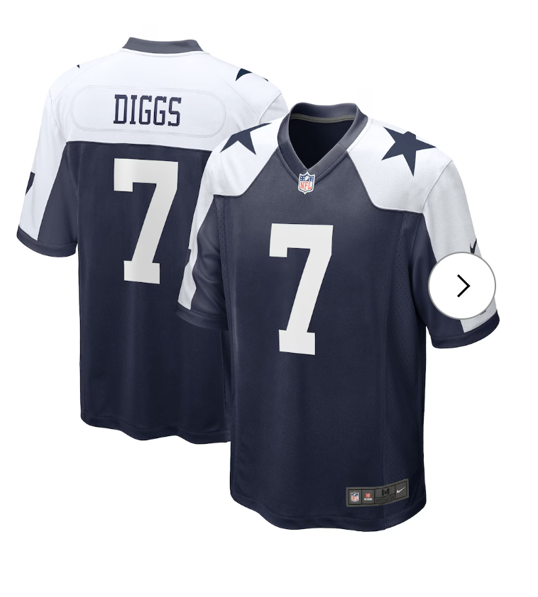 Trevon Diggs Dallas Cowboys NK Alternate Game Team Jersey - Navy