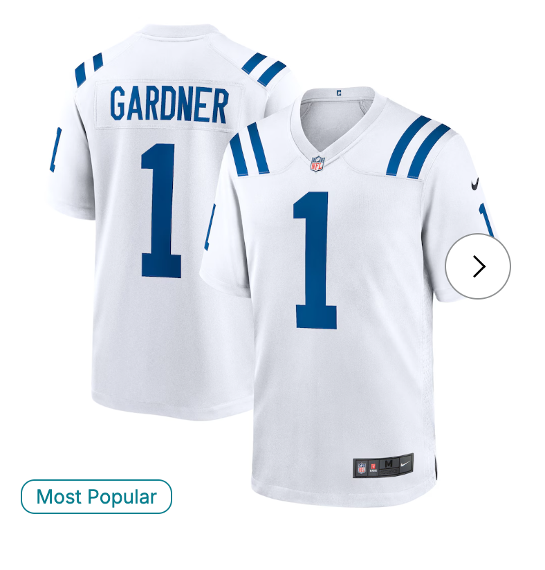 Ahmad Sauce Gardner Indianapolis Colts Nike Game Jersey - White