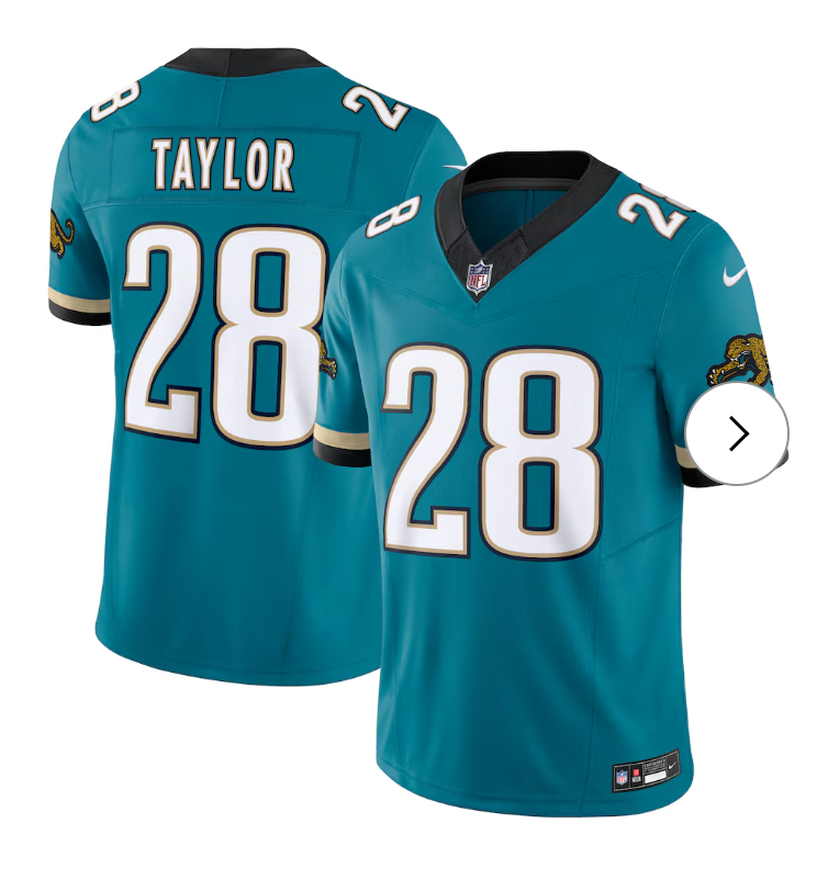 Fred Taylor Jacksonville Jaguars Nike Prowler Throwback Vapor F.U.S.E. Limited Retired Player Jersey - Teal
