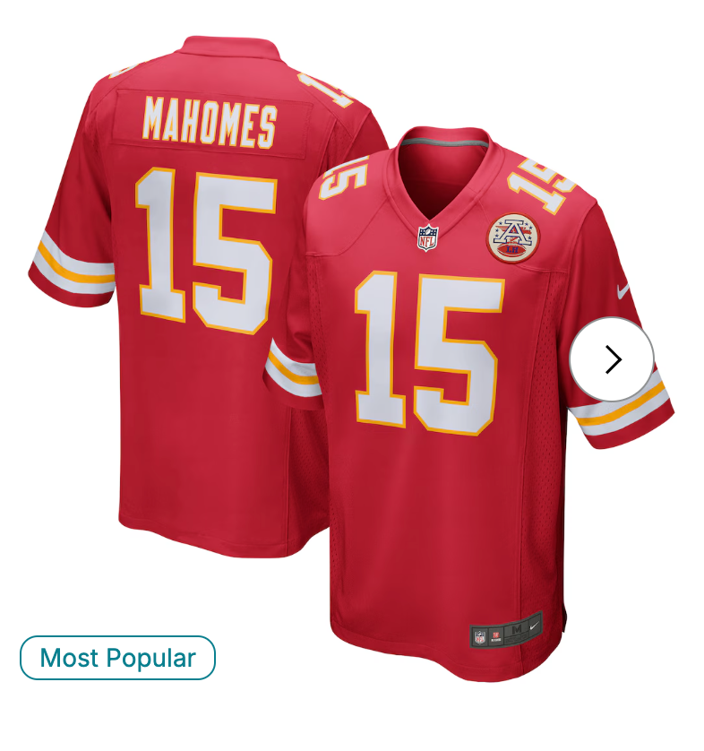 Patrick Mahomes Kansas City Chiefs Nike Game Jersey - Red