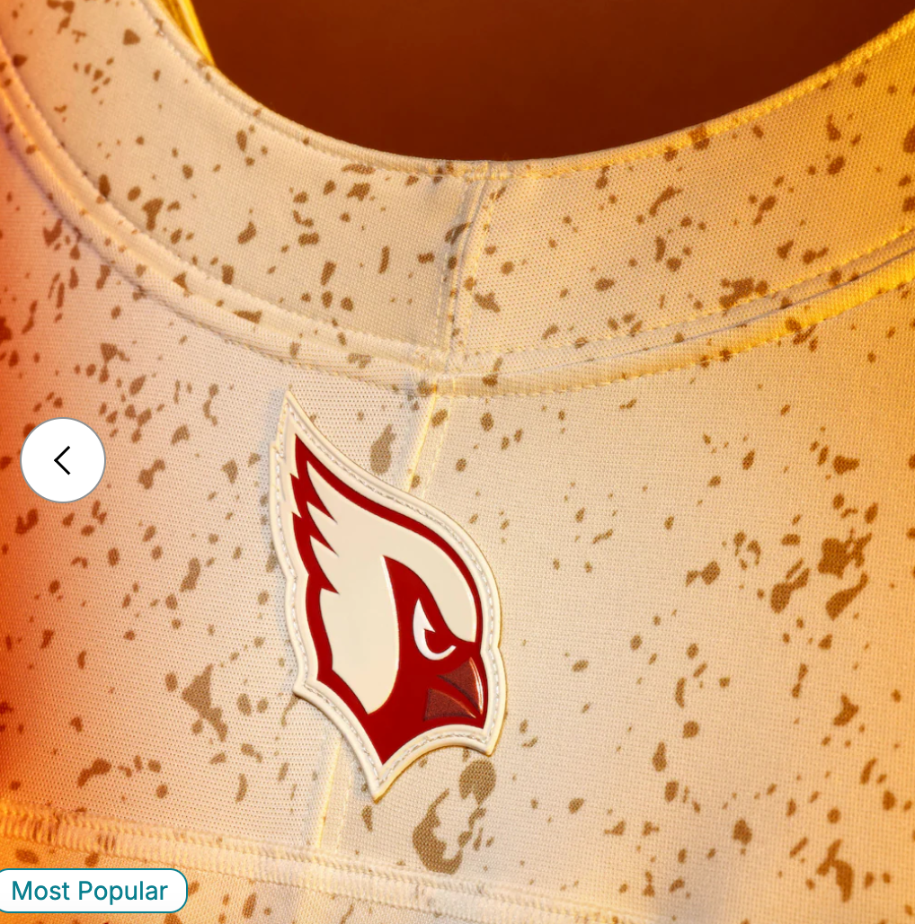 Trey McBride Arizona Cardinals NK 2025 Rivalries Collection Limited Jersey - Natural