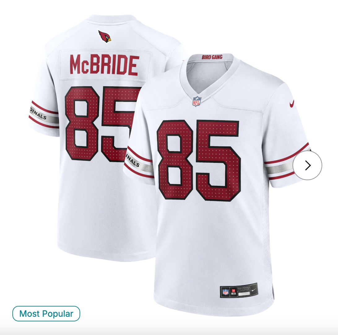 Trey McBride Arizona Cardinals Nk Game Jersey - White