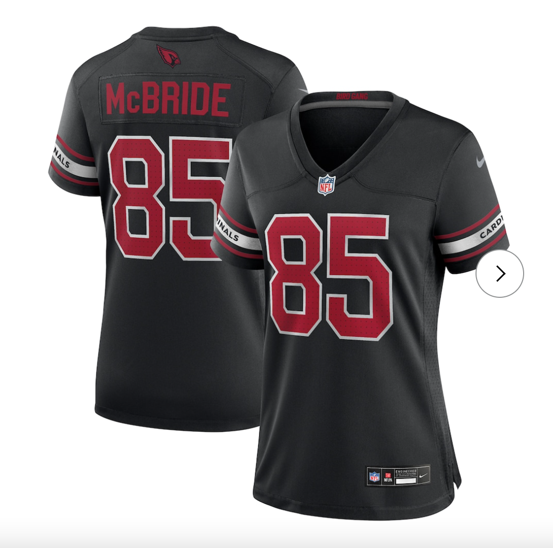 Trey McBride Arizona Cardinals Nike Women's Alternate Game Jersey - Black