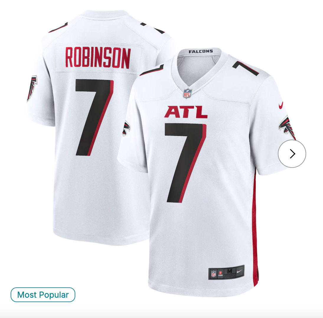 Bijan Robinson Atlanta Falcons Nike Game Jersey - White
