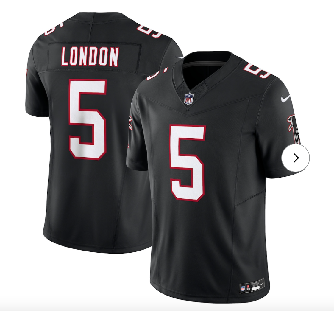 Drake London Atlanta Falcons NK Vapor F.U.S.E. Limited Jersey - Black
