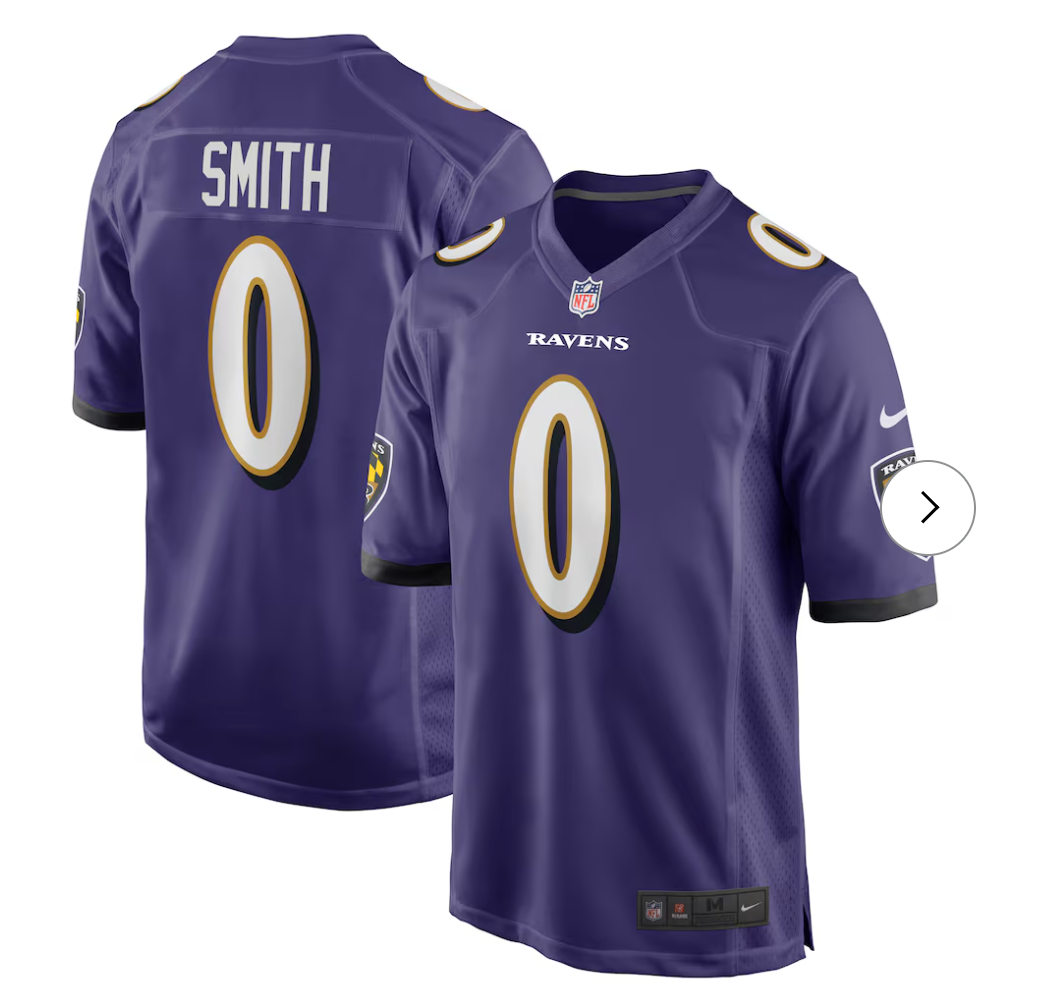 Roquan Smith Baltimore Ravens NK Team Game Jersey - Purple