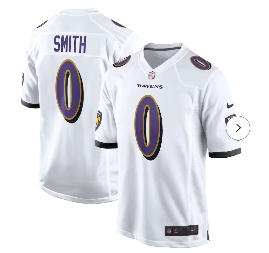 Roquan Smith Baltimore Ravens NK Game Jersey - White