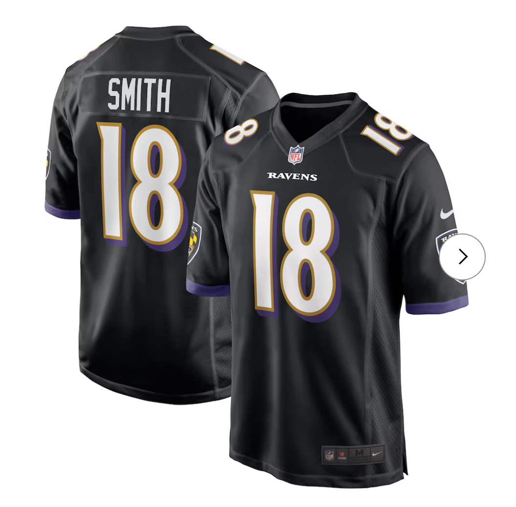 Roquan Smith Baltimore Ravens NK Alternate Game Jersey - Black