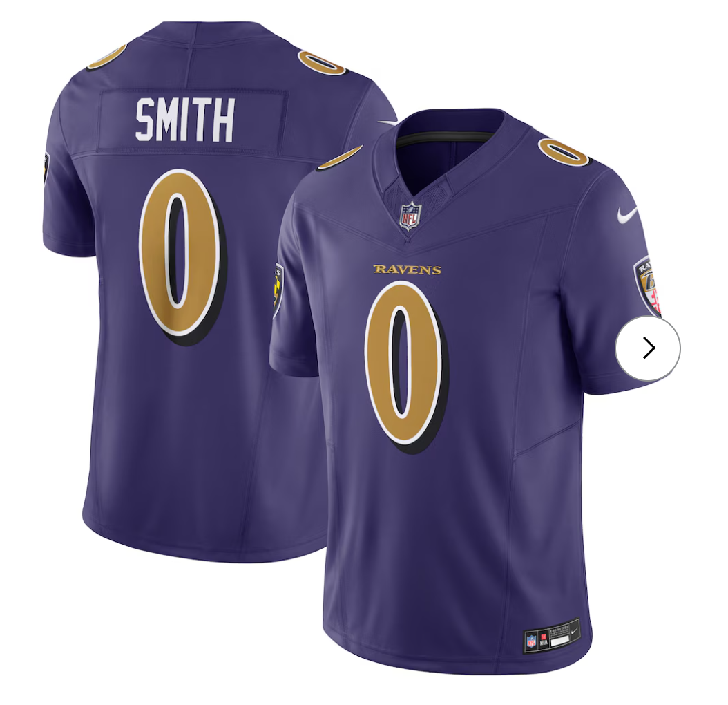 Roquan Smith Baltimore Ravens NK Alternate 2 Vapor F.U.S.E. Limited Jersey - Purple