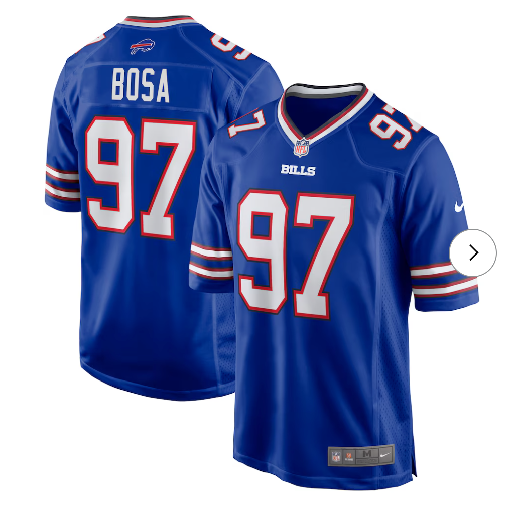 Joey Bosa Buffalo Bills NK Game Player Jersey - Royal