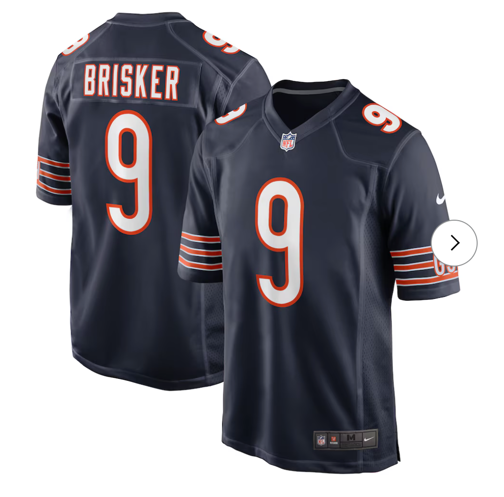 Jaquan Brisker Chicago Bears NK Game Player Jersey - Navy