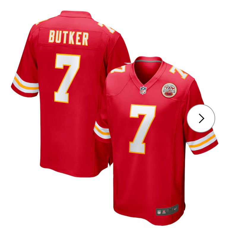 Harrison Butker Kansas City Chiefs Nike Game Jersey - Red