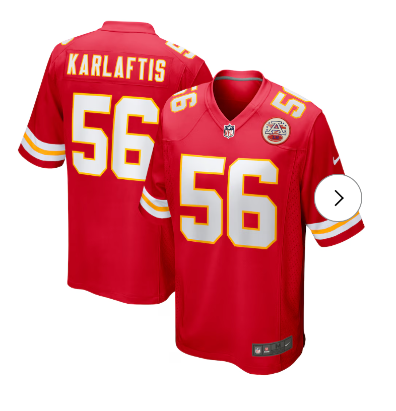 George Karlaftis Kansas City Chiefs Nike Player Game Jersey - Red