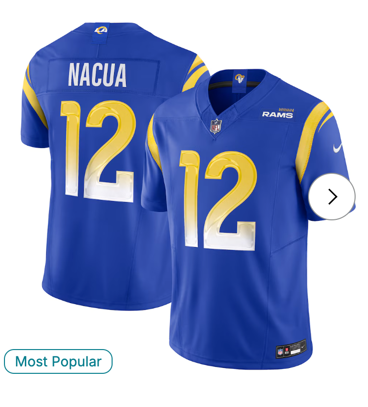 Puka Nacua Los Angeles Rams Nike Vapor F.U.S.E. Limited Player Jersey - Royal