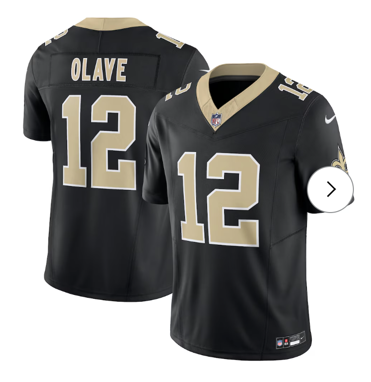 Chris Olave New Orleans Saints Nike Vapor F.U.S.E. Limited Jersey - Black