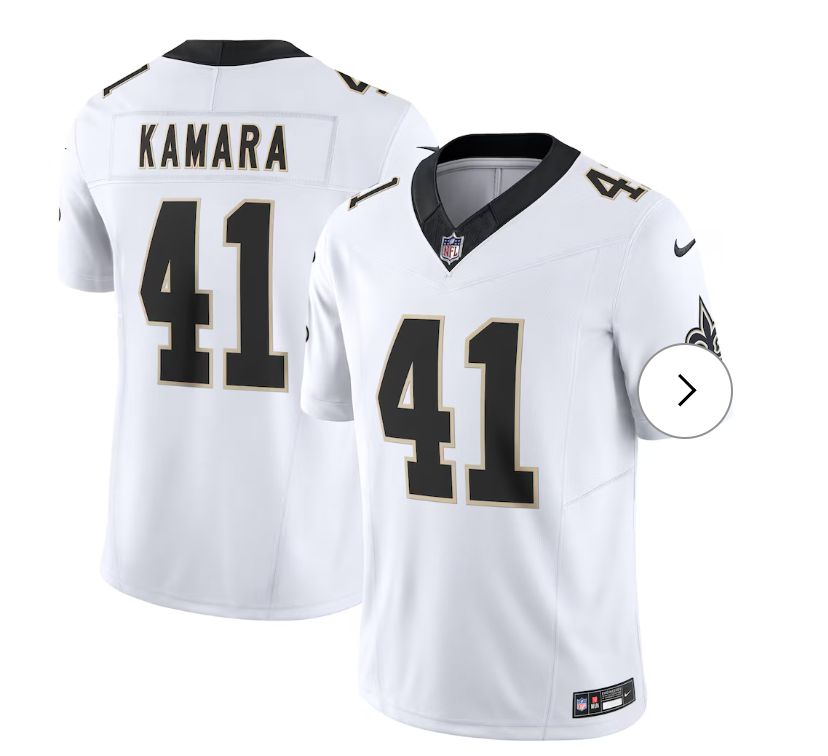 Alvin Kamara New Orleans Saints Nike Vapor F.U.S.E. Limited Jersey - White