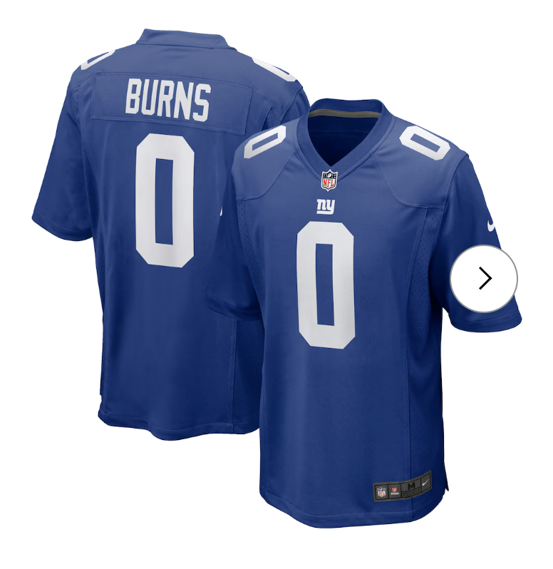 Brian Burns New York Giants Nike Game Player Jersey - Royal