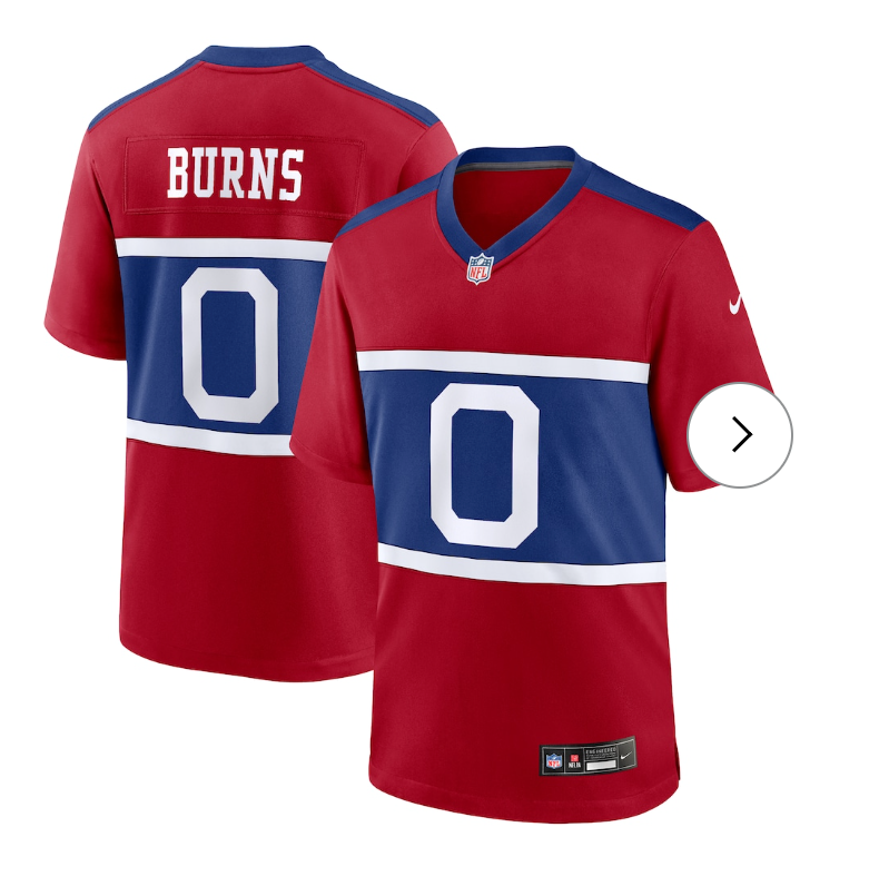 Brian Burns New York Giants Nike Alternate Game Jersey - Century Red