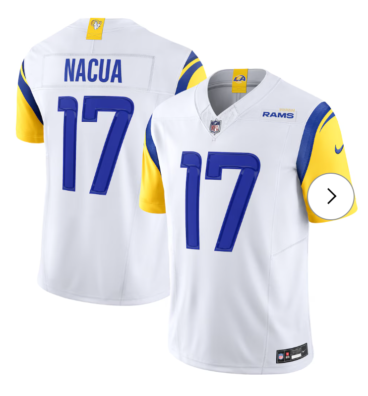 Puka Nacua Los Angeles Rams Nike Vapor F.U.S.E. Limited Jersey - White