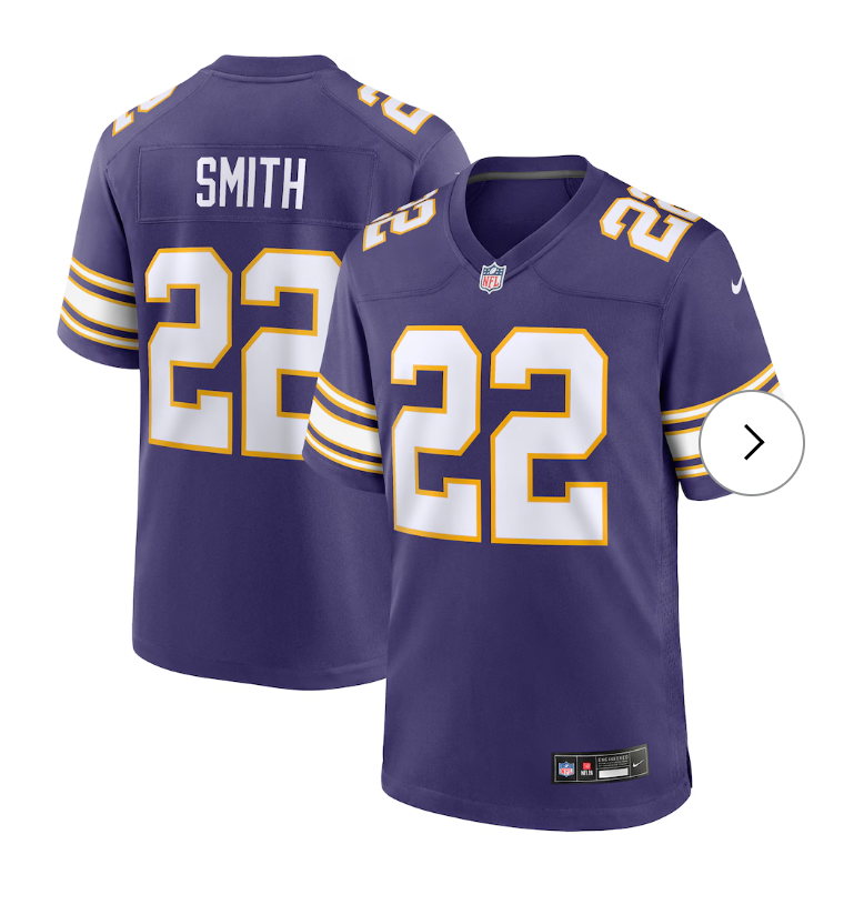 Harrison Smith Minnesota Vikings Nike Classic Player Game Jersey - Purple