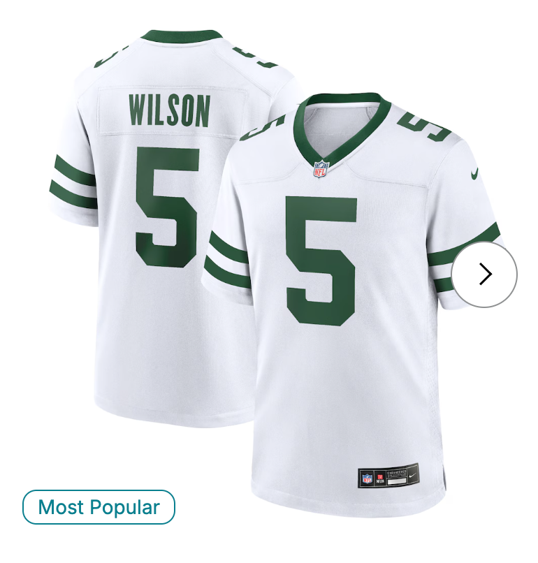 Garrett Wilson New York Jets Nike Game Jersey - Legacy White