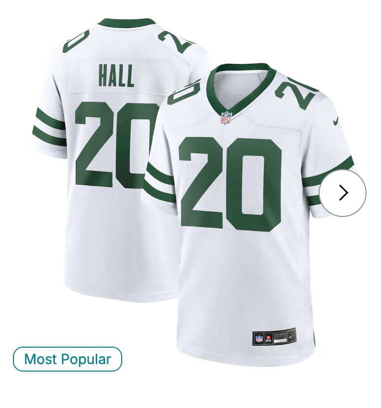Breece Hall New York Jets Nike Game Jersey - Legacy White