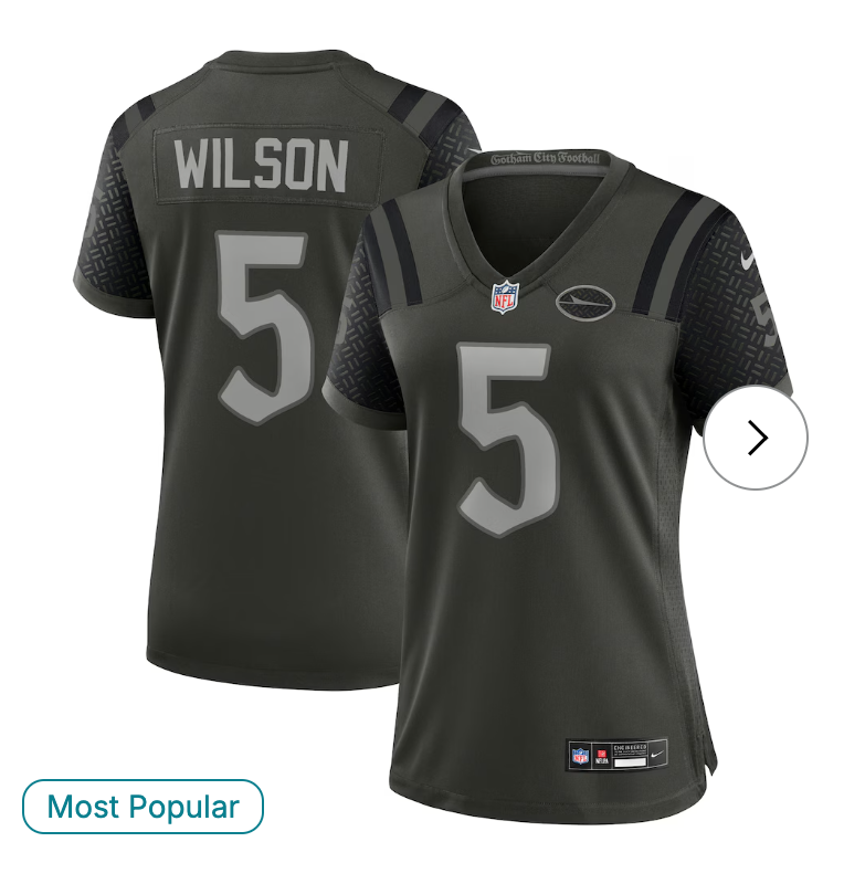 Garrett Wilson New York Jets Nike Women's 2025