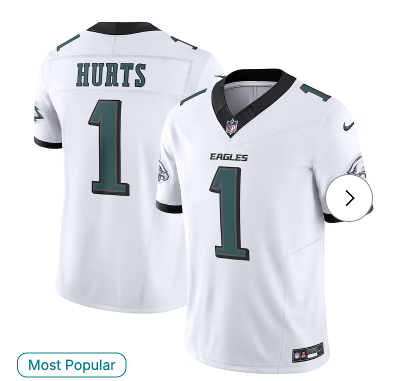 Jalen Hurts Philadelphia Eagles Nike Vapor F.U.S.E. Limited Jersey - White