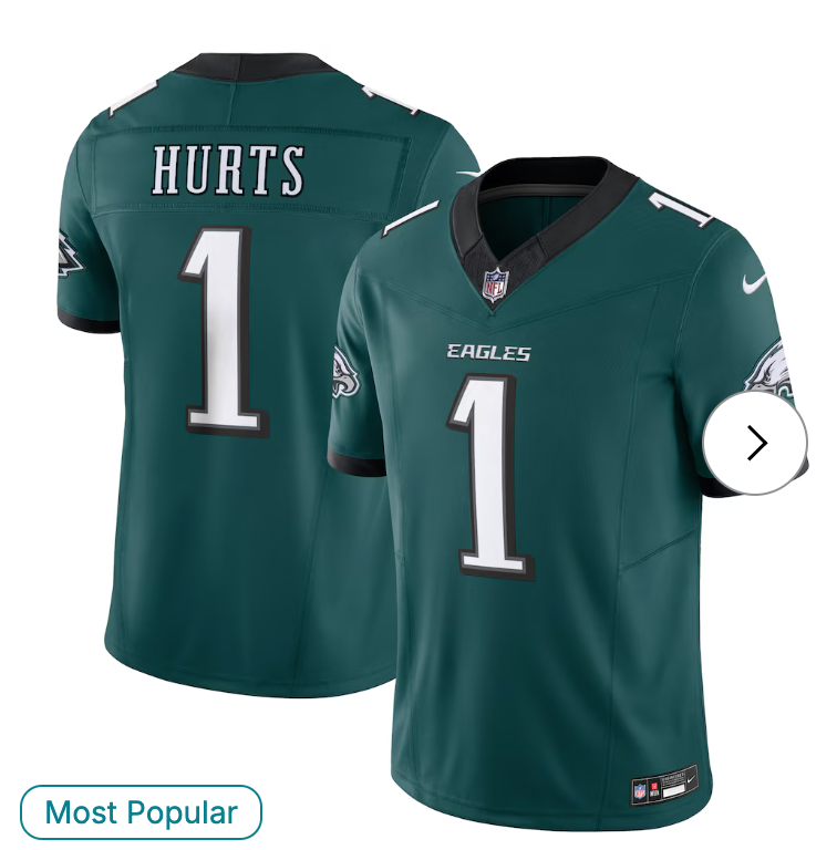 Jalen Hurts Philadelphia Eagles Nike Vapor F.U.S.E. Limited Jersey - Midnight Green