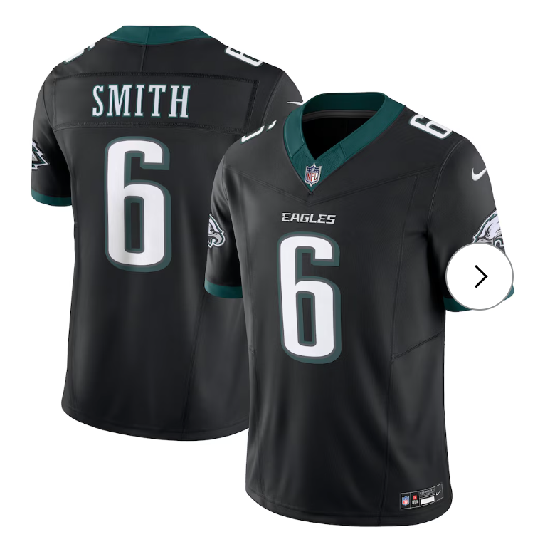 DeVonta Smith Philadelphia Eagles Nike Alternate Vapor F.U.S.E. Limited Jersey - Black