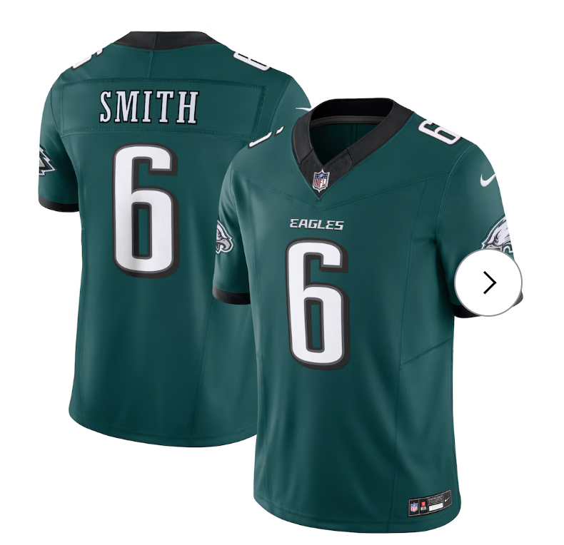 DeVonta Smith Philadelphia Eagles Nike Vapor F.U.S.E. Limited Jersey - Midnight Green