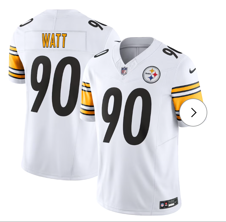 T.J. Watt Pittsburgh Steelers Nike Vapor F.U.S.E. Limited Jersey - White
