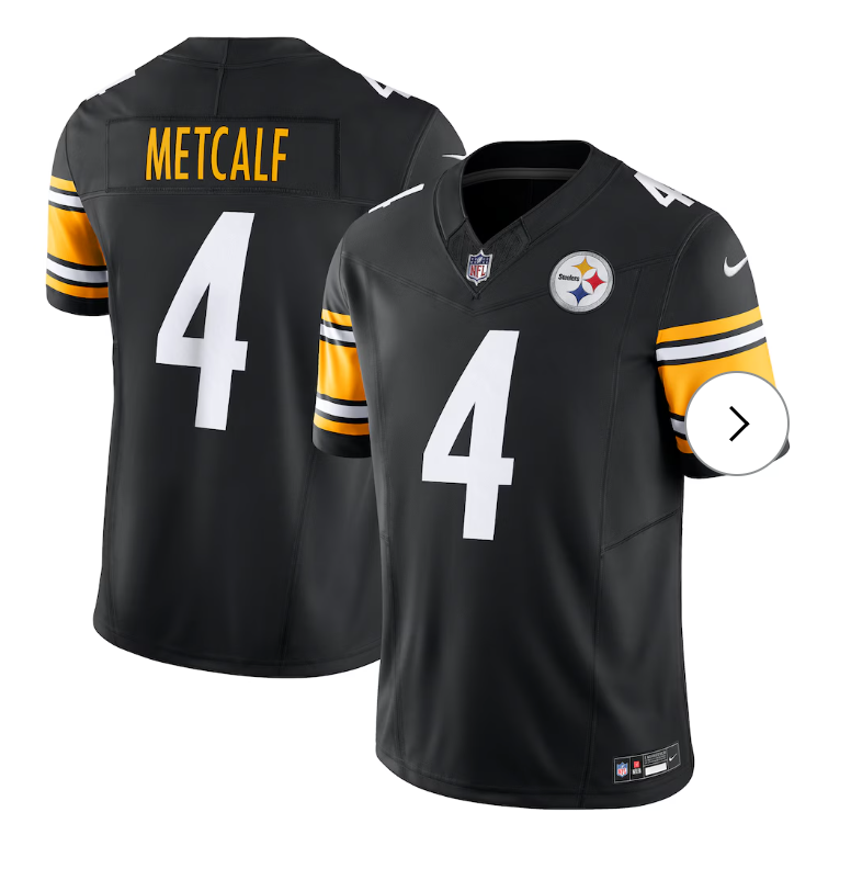 DK Metcalf Pittsburgh Steelers Nike Team Vapor F.U.S.E. Limited Jersey - Black
