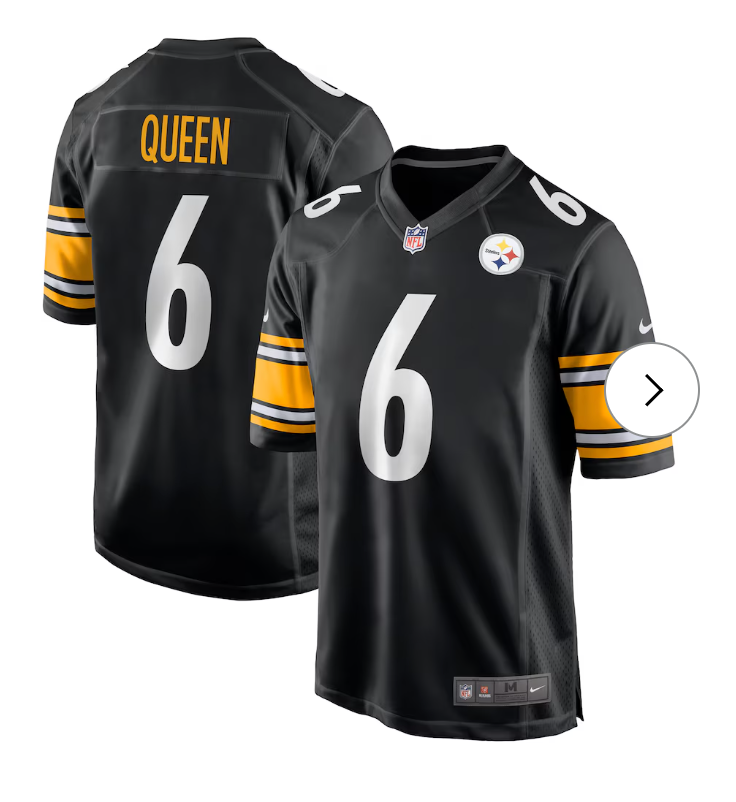Patrick Queen Pittsburgh Steelers Nike Game Player Jersey - Black