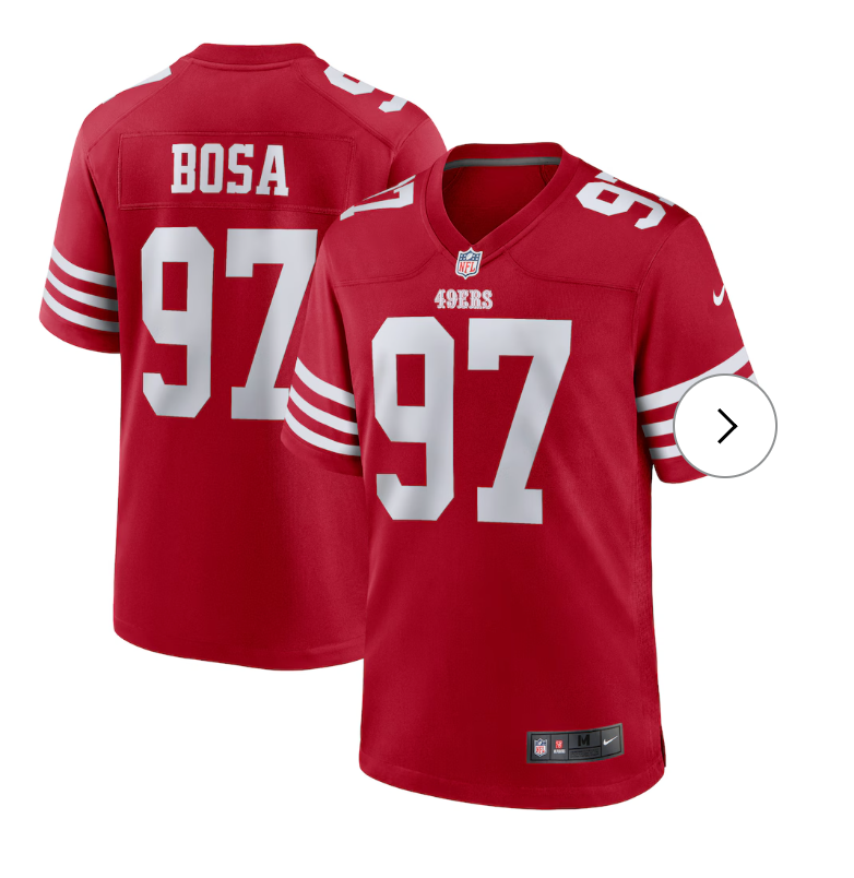 Nick Bosa San Francisco 49ers Nike Player Game Jersey - Scarlet