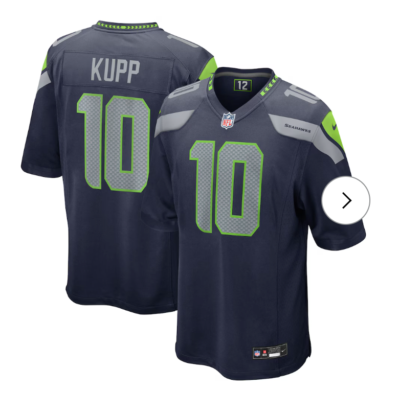 Cooper Kupp Seattle Seahawks Nike Team Game Jersey - College Navy