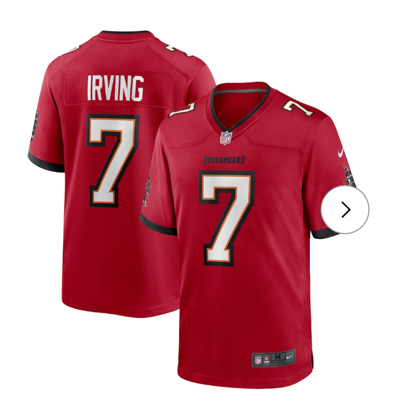 Bucky Irving Tampa Bay Buccaneers Nike Game Jersey - Red