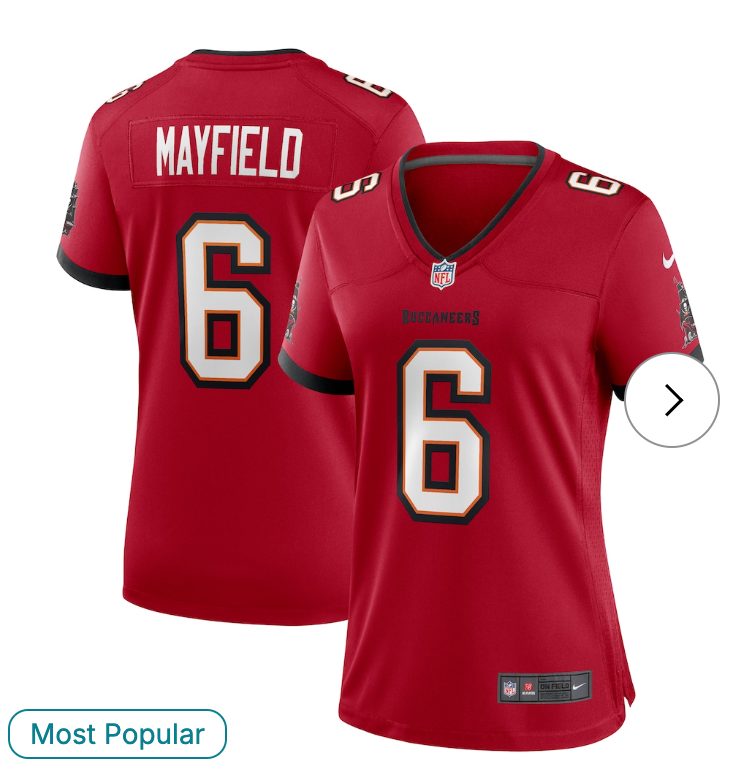 Baker Mayfield Tampa Bay Buccaneers Nike Women's Game Jersey - Red
