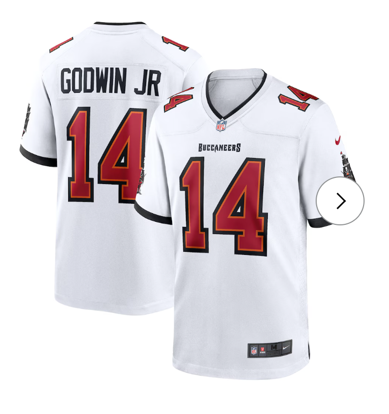 Chris Godwin Jr. Tampa Bay Buccaneers Nike Game Player Jersey - White